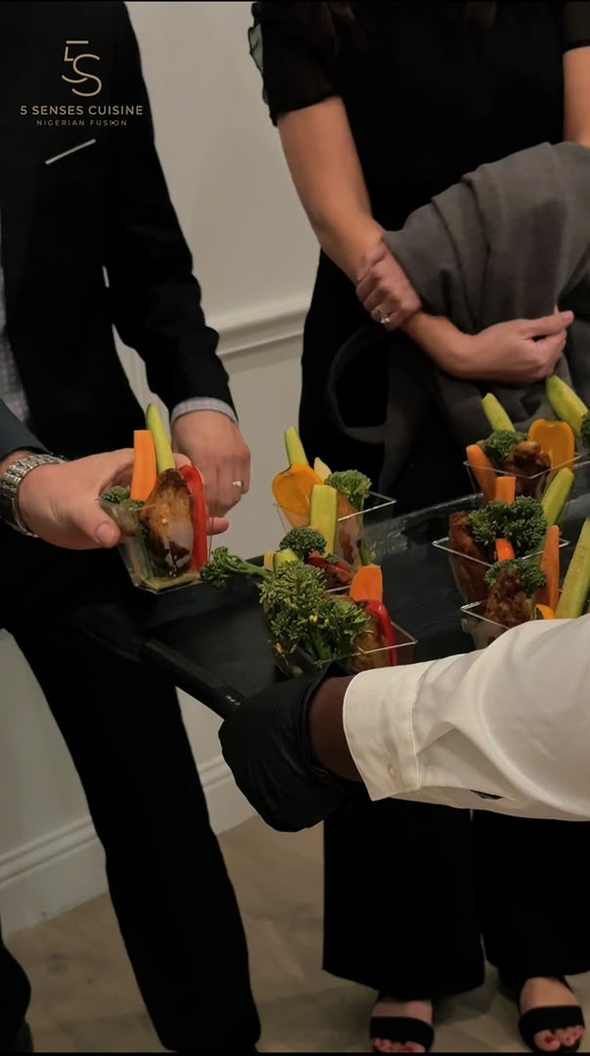 5 Senses Passed Hors d’Oeuvres